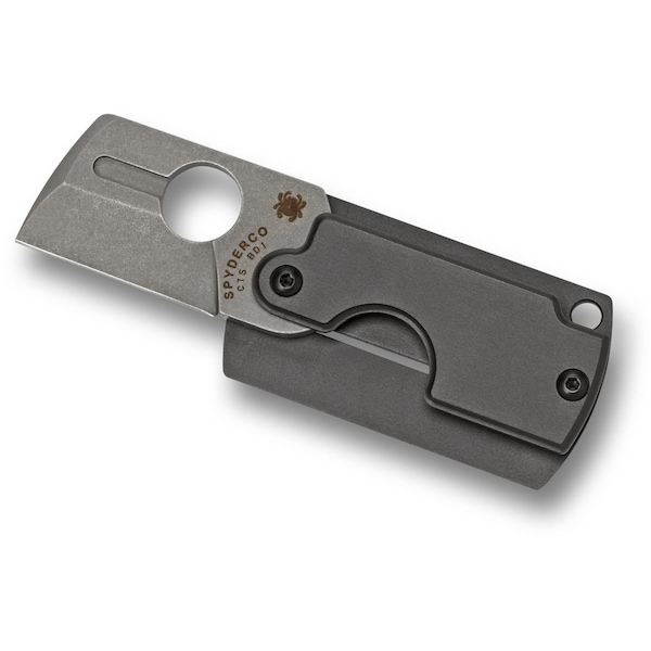 2023 Spyderco Dog Tag Folder Gen4 Aluminum Slip Joint Plain